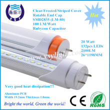 High quality DLC cUL UL TUV 2000lm 4FT t8 20 watt ul t8 led tube